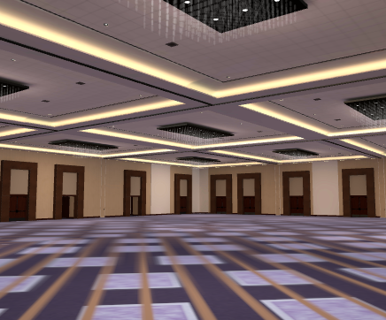 Marriott Marquis Houston — Houston Ballroom — 3D venue model in EVT3D