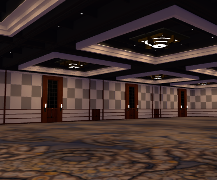 Hilton Americas — Lanier Grand Ballroom — 3D venue model in EVT3D