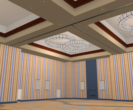 Omni Dallas — Dallas Ballroom — 3D venue model in EVT3D