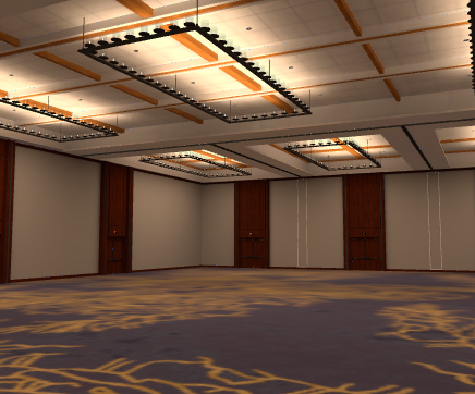 Omni Barton Creek — Brazos Ballroom — 3D venue model in EVT3D