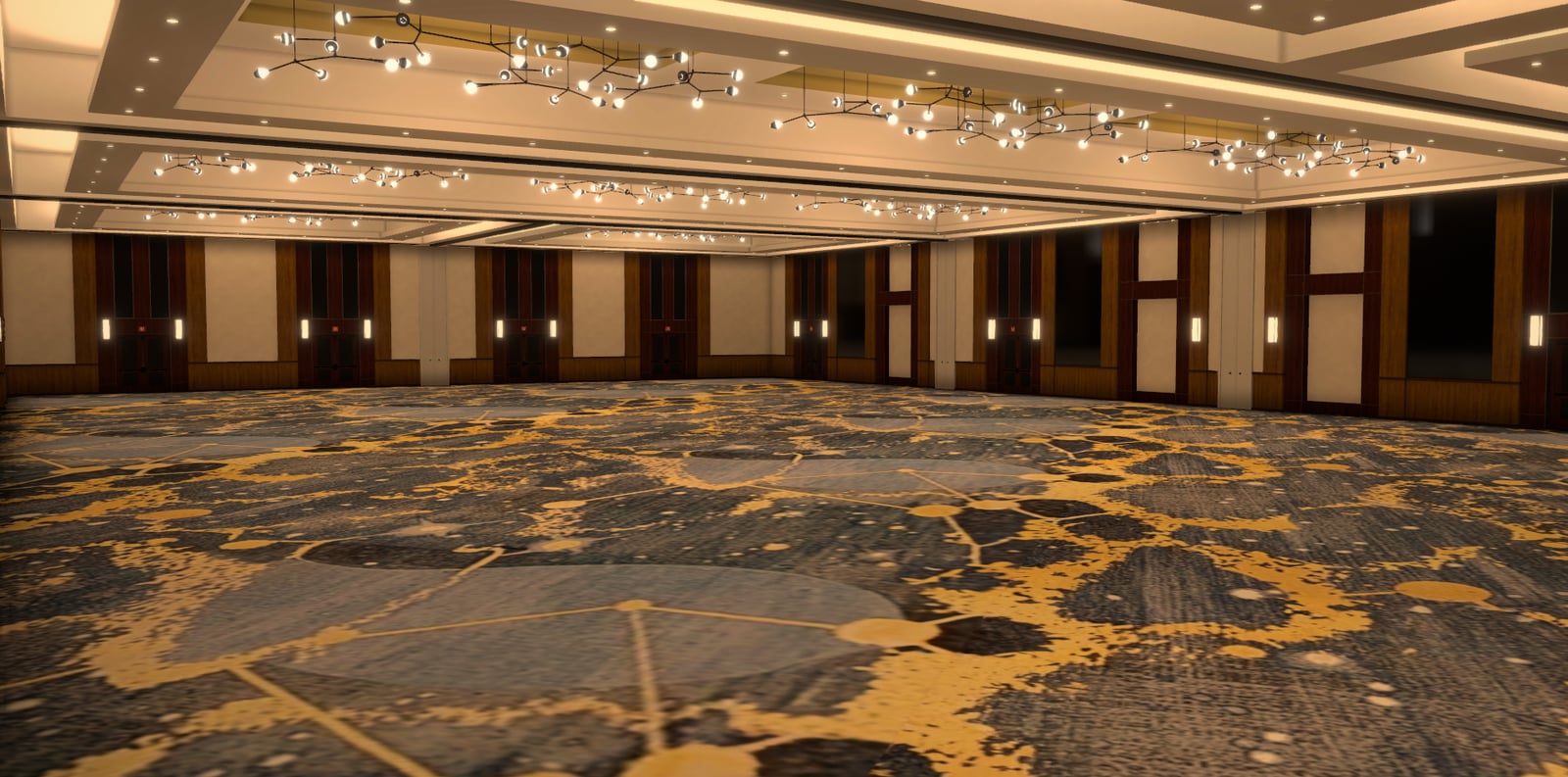 Bonnet Creek Resort and Spa — Griffin Ballroom — 3D venue model in EVT3D