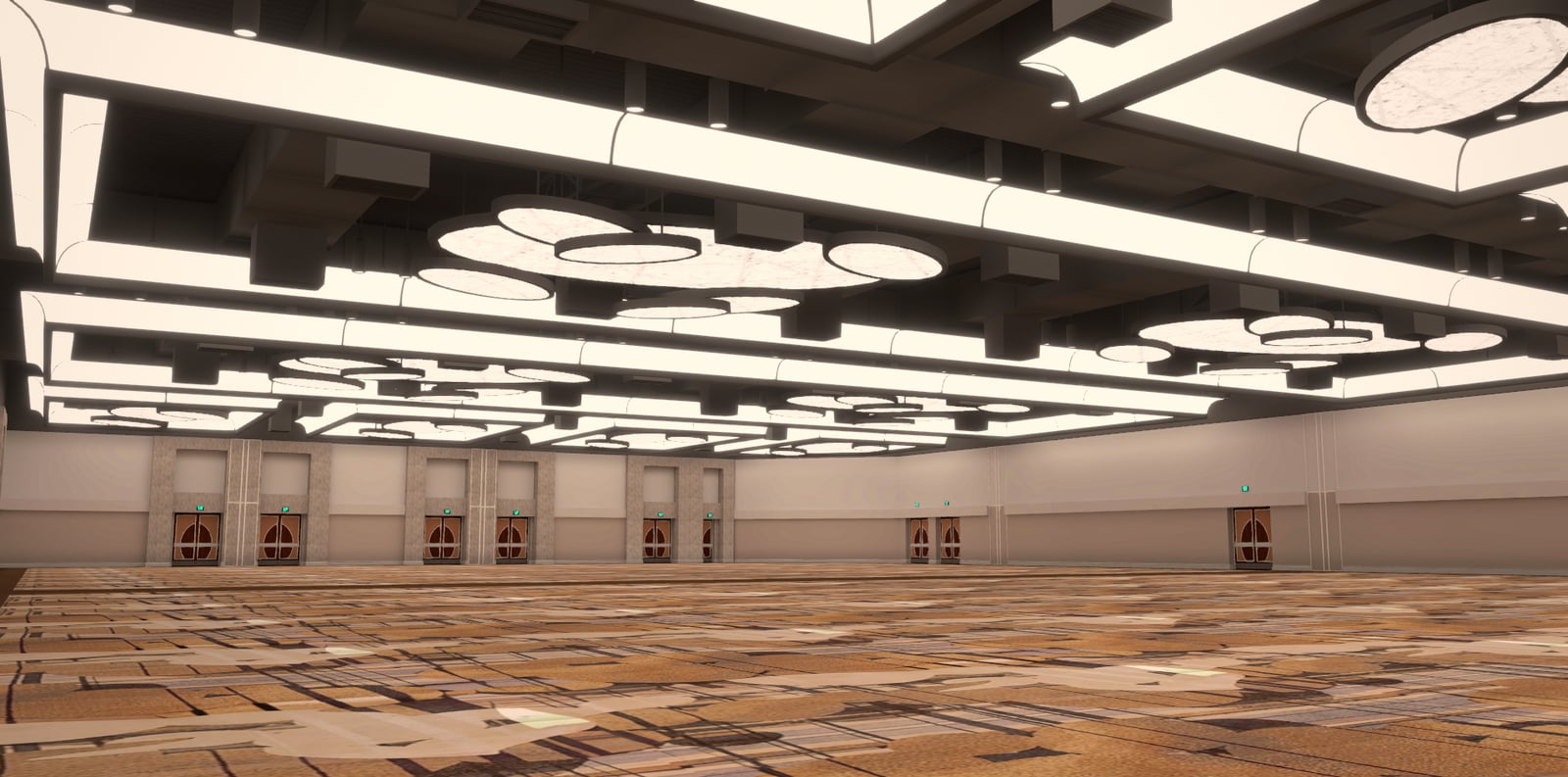 Marriott — Platinum Ballroom — EVT3Dの3D会場モデル