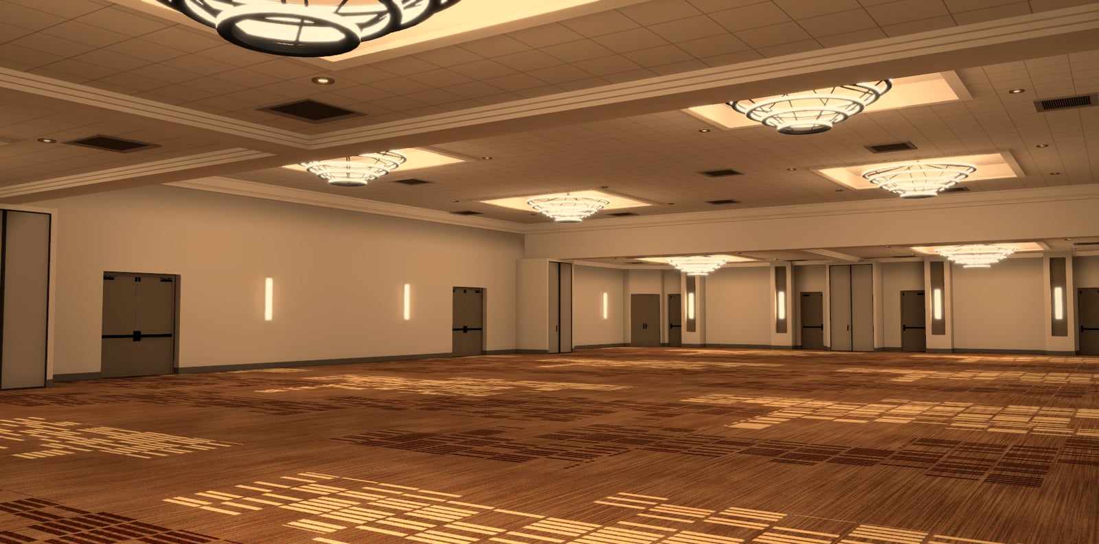 Vea Newport Beach — Riviera Ballroom — 3D venue model in EVT3D