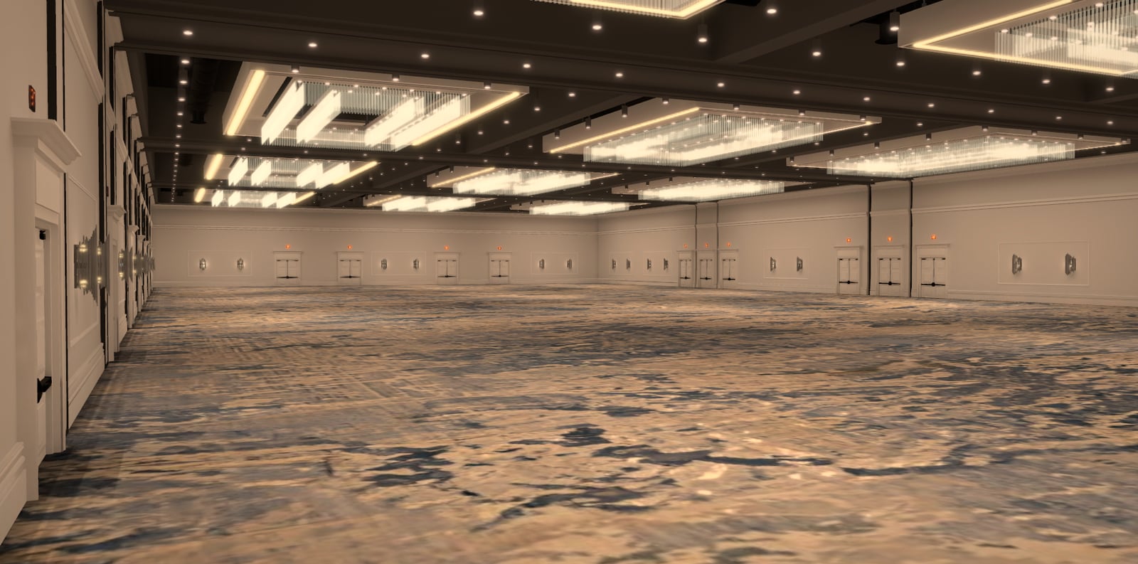Signia Hilton Orlando — Bonnet Creek Ballroom — 3D venue model in EVT3D