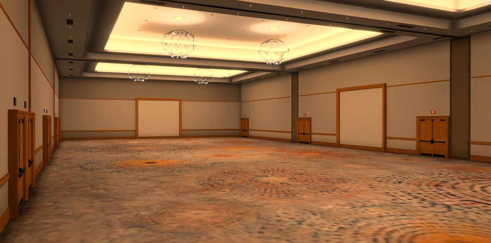 Signia Diplomant — Regency Ballroom — modelo 3D del recinto en EVT3D